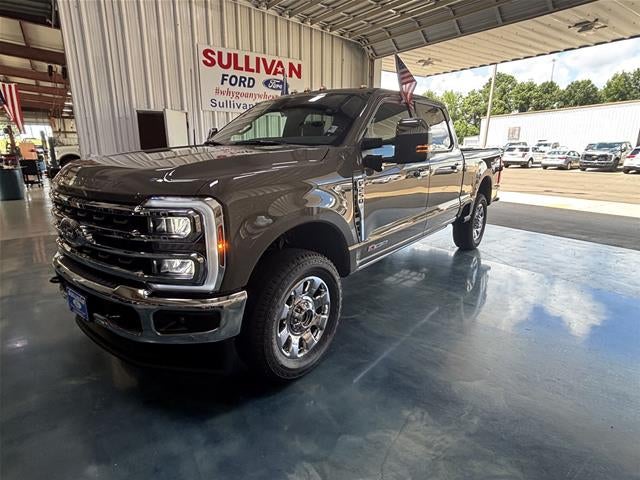 2026 Ford Super Duty F-250 King Ranch in Marsh Gray — front three-quarter view