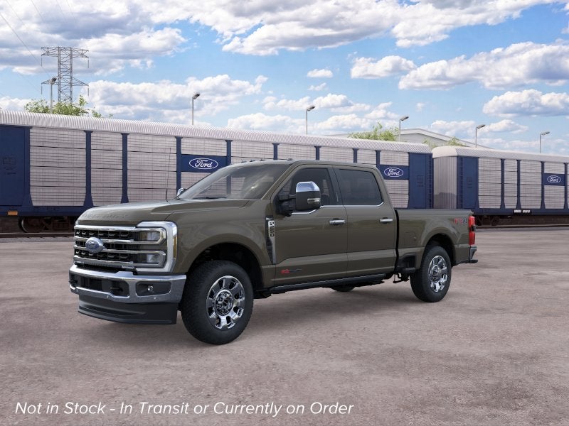 2026 Ford Super Duty F-250 King Ranch in Marsh Gray — front three-quarter view