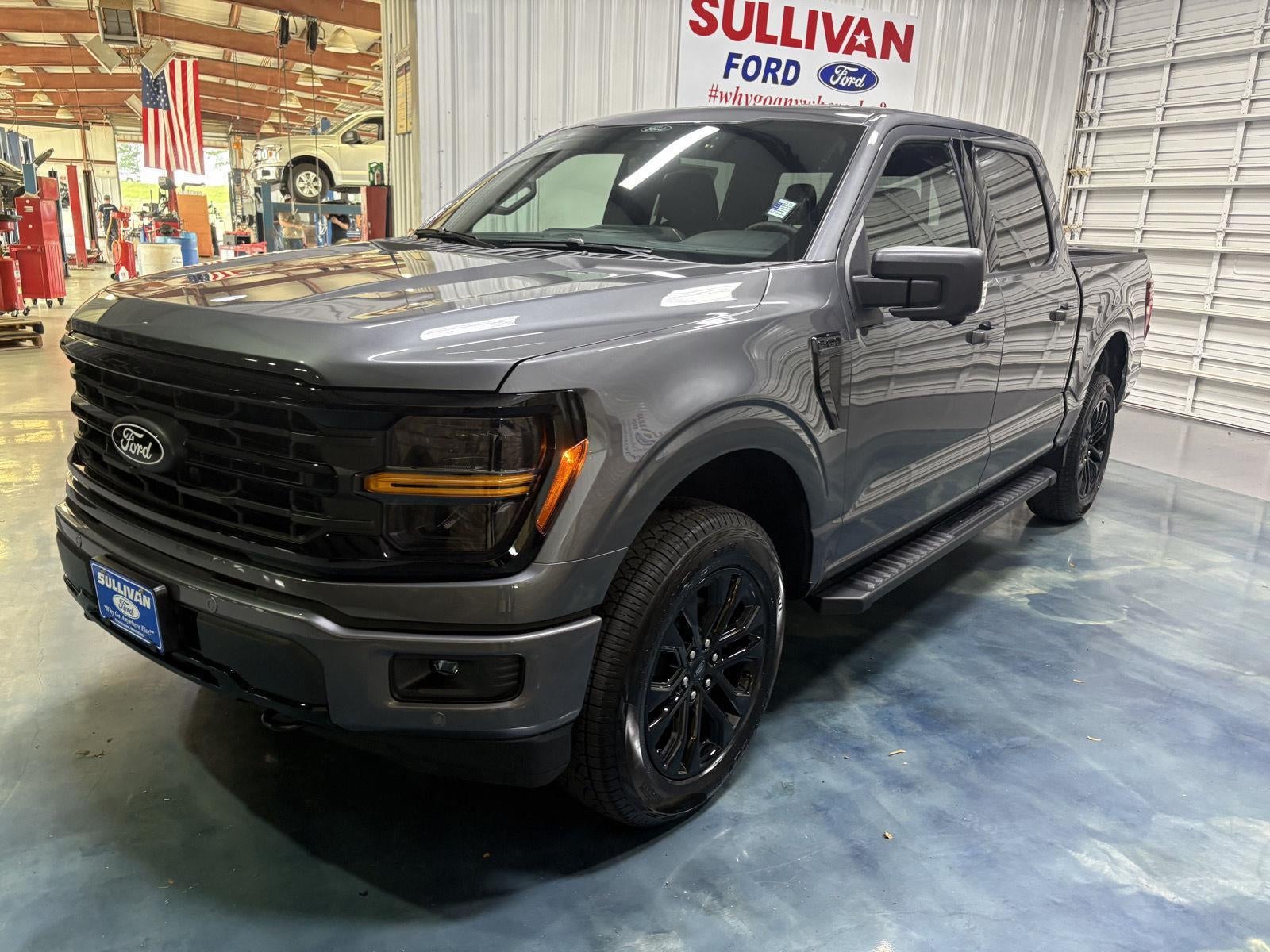 2026 Ford F-150 XLT in Carbonized Gray Metallic — front three-quarter view