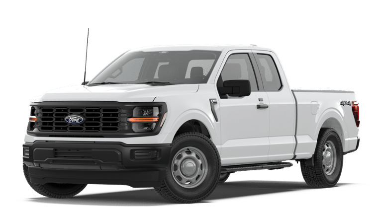 2026 Ford F-150 XL in Oxford White — front three-quarter view