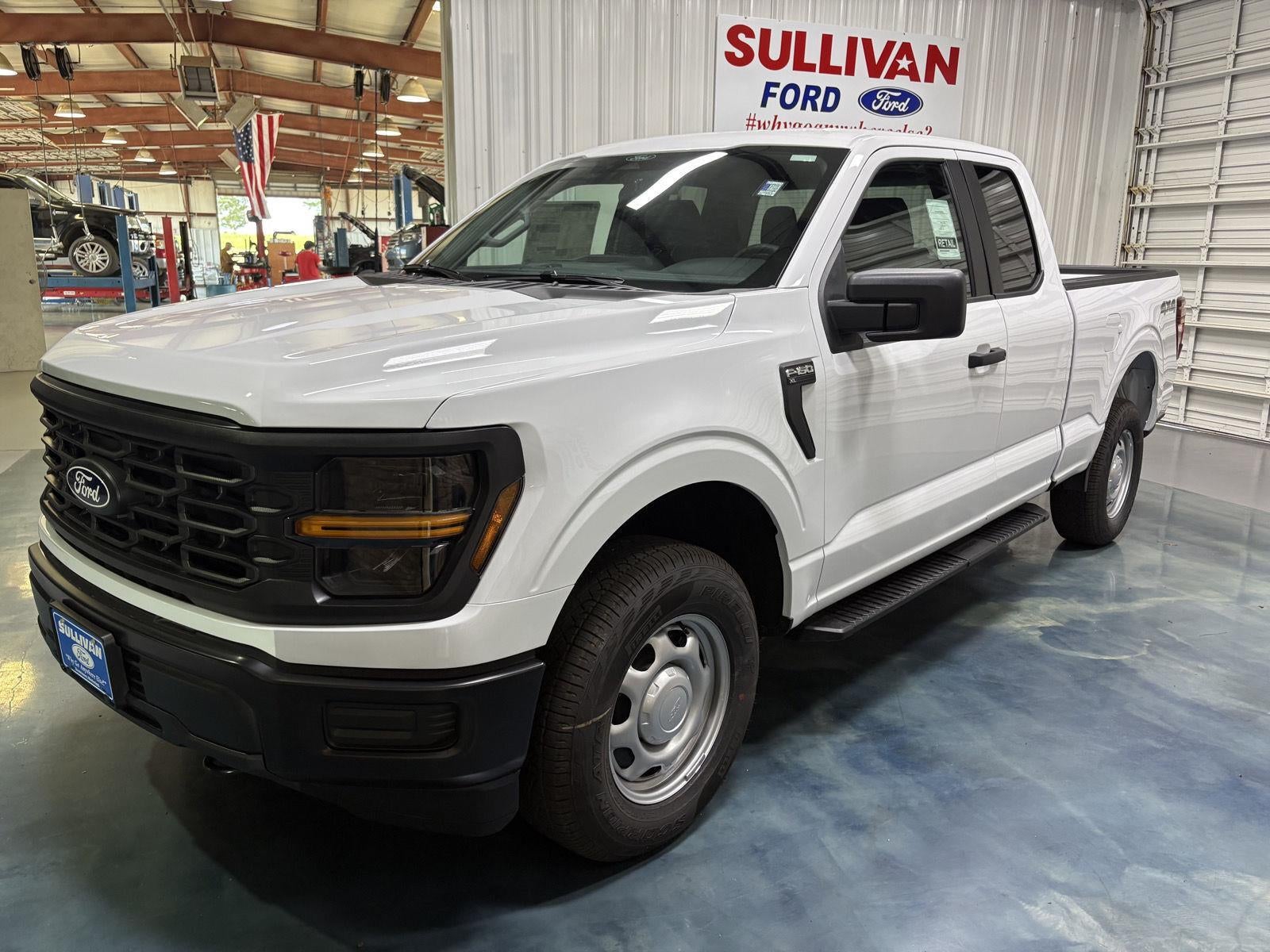 2026 Ford F-150 XL in Oxford White — front three-quarter view