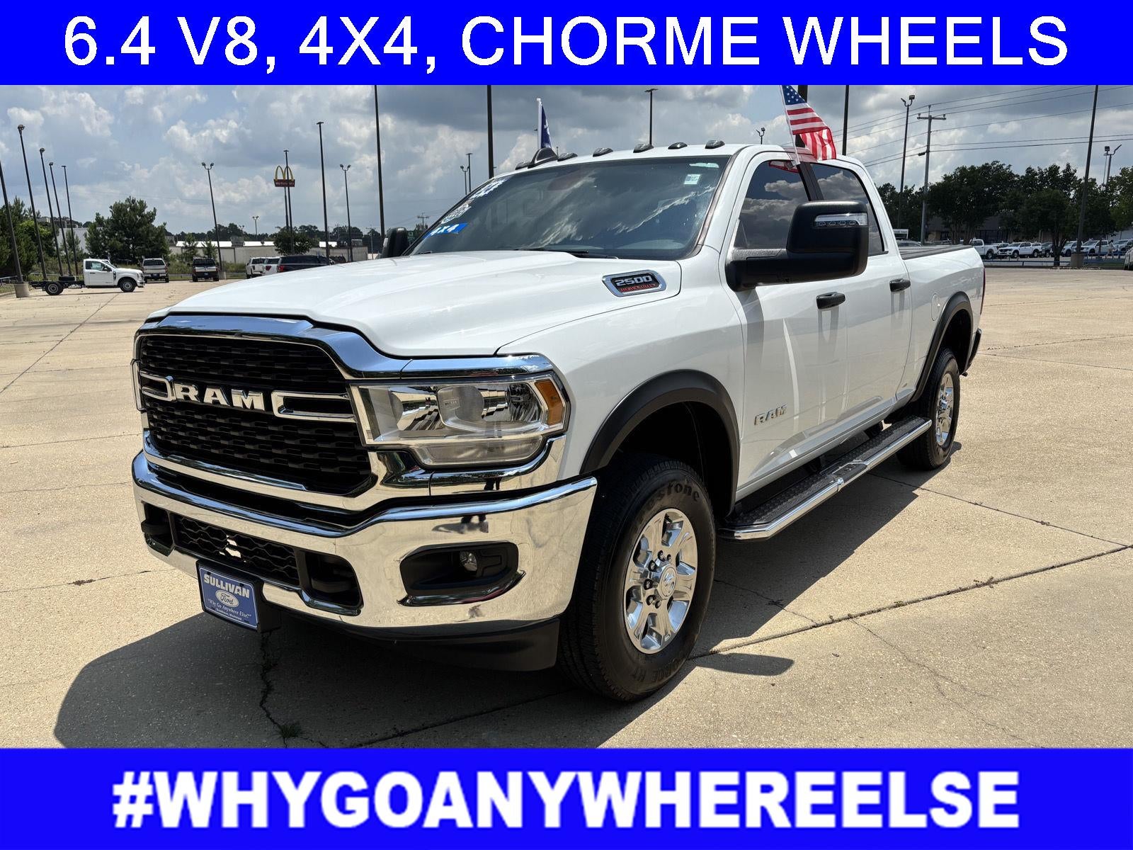 2024 RAM 2500 Big Horn in Bright White Clearcoat — front three-quarter view